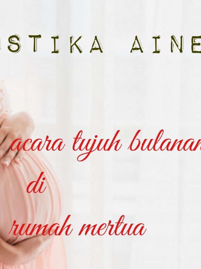 ACARA TUJUH BULANAN DI RUMAH MERTUA DI WA STORY IPAR